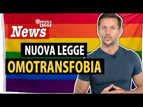Nuova legge omotransfobia | avv. Angelo Greco