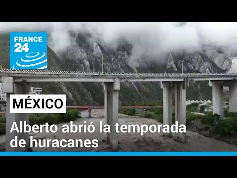 Así fue Alberto, la primera tormenta de la temporada de huracanes en las costas mexicanas