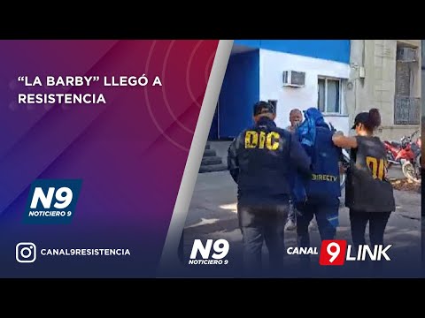 “LA BARBY” LLEGÓ A RESISTENCIA - NOTICIERO 9