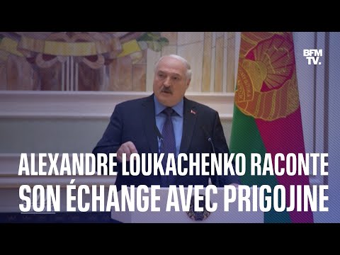 Ils vous écraseront comme un insecte: Loukachenko raconte son échange avec Prigojine