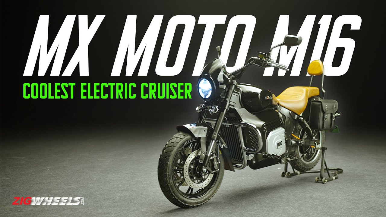 Komaki MX Moto M16 | Newest Electric Cruiser in the market | ZigWheels