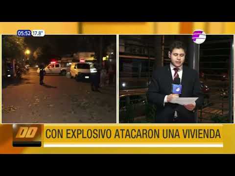 Con explosivo atacaron una vivienda en Fernando de la Mora