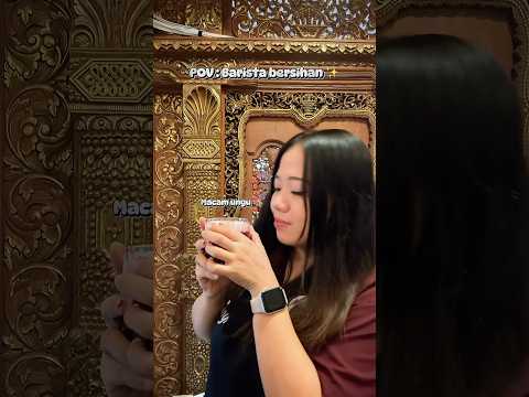 nggak bisa tangan lengket dikit 🤭 #viral #fyp #sunyicoffee #barista #deaf #beranda #Tuli #lengket