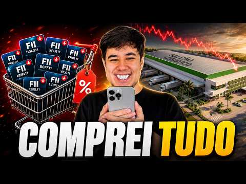 TRÊS FUNDOS IMOBILIÁRIOS EM GRANDE OPORTUNIDADE! ENCHI O CARRINHO