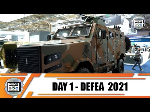DEFEA 2021 Day 1 International Defense Exhibition coverage Greece Athens air land and sea