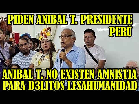 ANIBAL TORRES FUE OVACIONADO Y LE PIDEN QUE POSTULE PRESIDENCIA DEL PERÛ EN UNIVERSIDAD SAN MARCOS..
