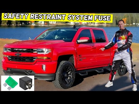 CHEVROLET SILVERADO SAFETY RESTRAINT SYSTEM FUSE LOCATION REPLACEMENT 2014 2015 2016 2017 2018 2019