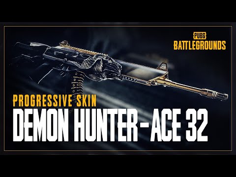 成長型武器スキン「Demon Hunter - ACE32」│PUBG