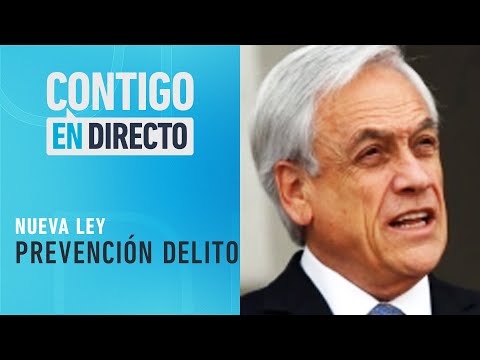 PLAN STOP: Piñera anunció puesta en marcha de ley para prevenir delitos - Contigo en Directo