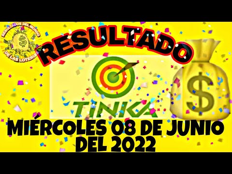 RESULTADOS TINKA DEL MIÉRCOLES 08 DE JUNIO DEL 2022 S/10,686,977/LOTERÍA DE PERÚ