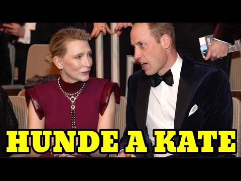 FEO GESTO de GUILLERMO con KATE MIDDLETON y RUMORES de COQUETEO con Cate Blanchett en los BAFTA