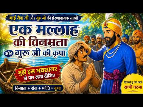 क्यों एक मल्लाह ने गुरूजी को मल्लाह कहा ? गुरु गोबिंद सिंह जी साखी | Sikh