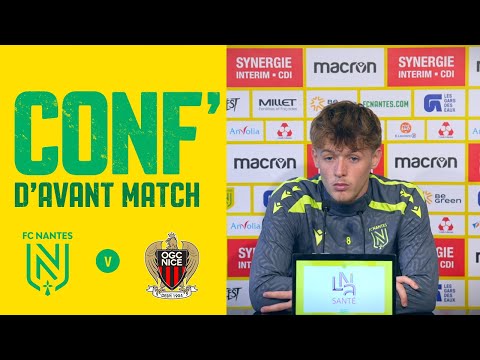 #J08 : Johann Lepenant avant FC Nantes - OGC Nice