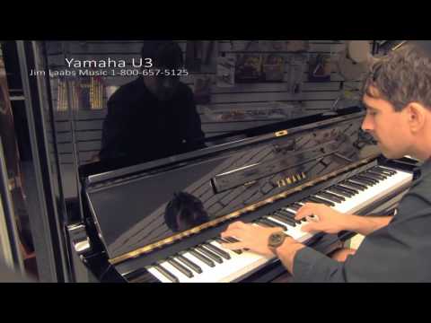 Yamaha U3 Upright Piano Video Demo -SN: 2949615
