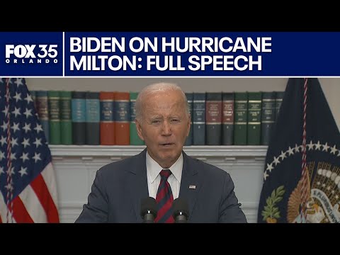 President Joe Biden on Hurricane Milton | Full speech