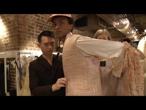 LCFMA18 Menswear Backstage