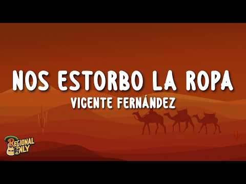Vicente Fernández - Nos Estorbo la Ropa (Letra/Lyrics)