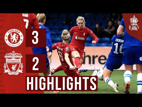 HIGHLIGHTS: Chelsea 3-2 Liverpool Women | Sam Kerr hat-trick knocks Reds out of FA Cup