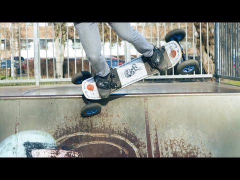 The secret to riding Mountainboards on 1/4 pipes