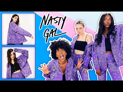Video: Trying the WILDEST Outfits From Nasty Gal?!