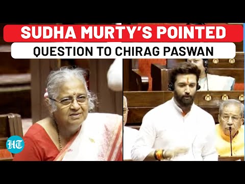 Sudha Murty’s Direct Question To Chirag Paswan In Parliament: ‘What Kind Of Food We Eat…’ | Watch