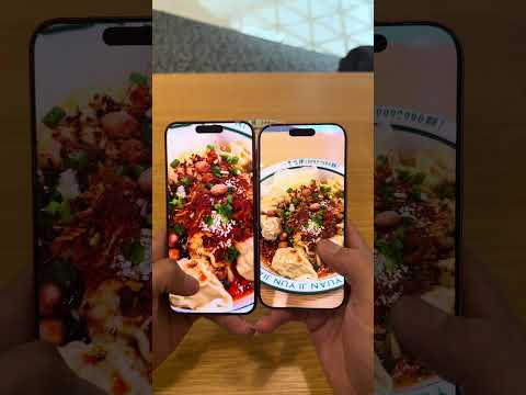 A comparison of food color tones in photos taken with iPhone and OPPO: Which one makes