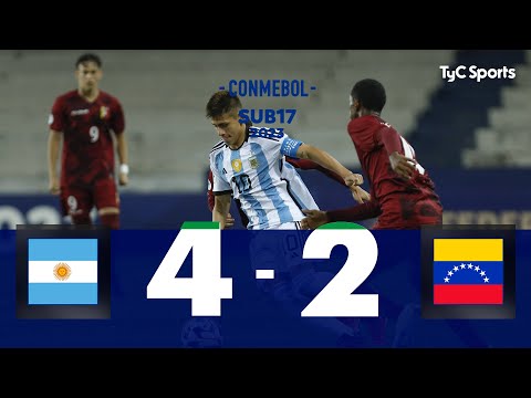 Argentina 4-2 Venezuela | Sudamericano Sub 17 Ecuador 2023 – Grupo B (Fecha 1)