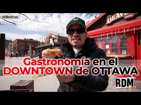 EL DOWNTOWN DE OTTAWA: Fede Bal degustó la comida callejera a orillas del río Ottawa