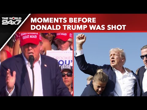 Donald Trump Latest Update | Moments Before Donald Trump Was Shot At The Pennsylvania Rally