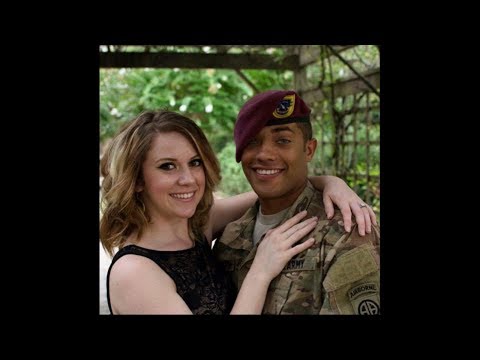 Chris Harris, killed while deployed in Afghanistan, but his wife has news for his military family