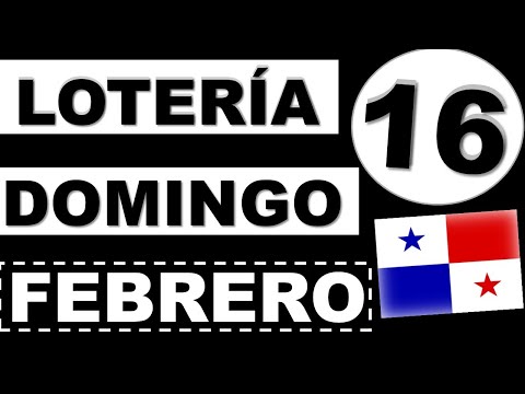 Resultados Loteria Domingo 16 de Febrero 2025 Loteria Nacional de Panama Sorteo Dominical de Hoy