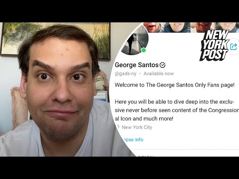 George Santos reveals OnlyFans page — and he’s already posted content