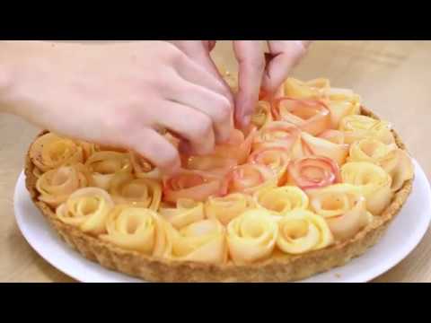 TIY Fête des mères : tarte fleurs aux pommes