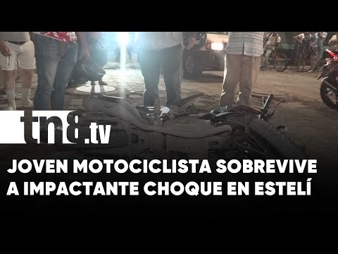 Colisión entre motocicletas en Estelí deja a dos personas heridas