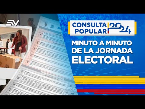 Ecuavisa informa las últimas noticias de la jornada electoral ?#ConsultaPopular 2024 #EnVivo