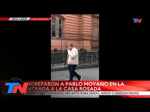 SOS UN LADRÓN: Manifestantes increparon a Pablo Moyano cuando ingresaba a la Casa Rosada