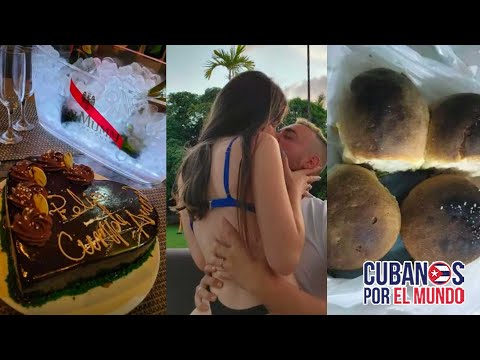 El cake con el que celebran Sandro Castro y su novia, mientras no hay harina para el pueblo cubano
