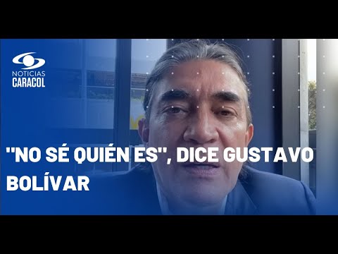 Gustavo Bolívar sobre audios de esposa del capo: “A Sandra Navarro no la conozco”