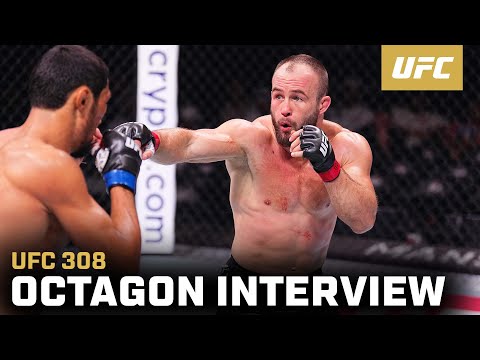 Mateusz Rębecki Octagon Interview | UFC 308