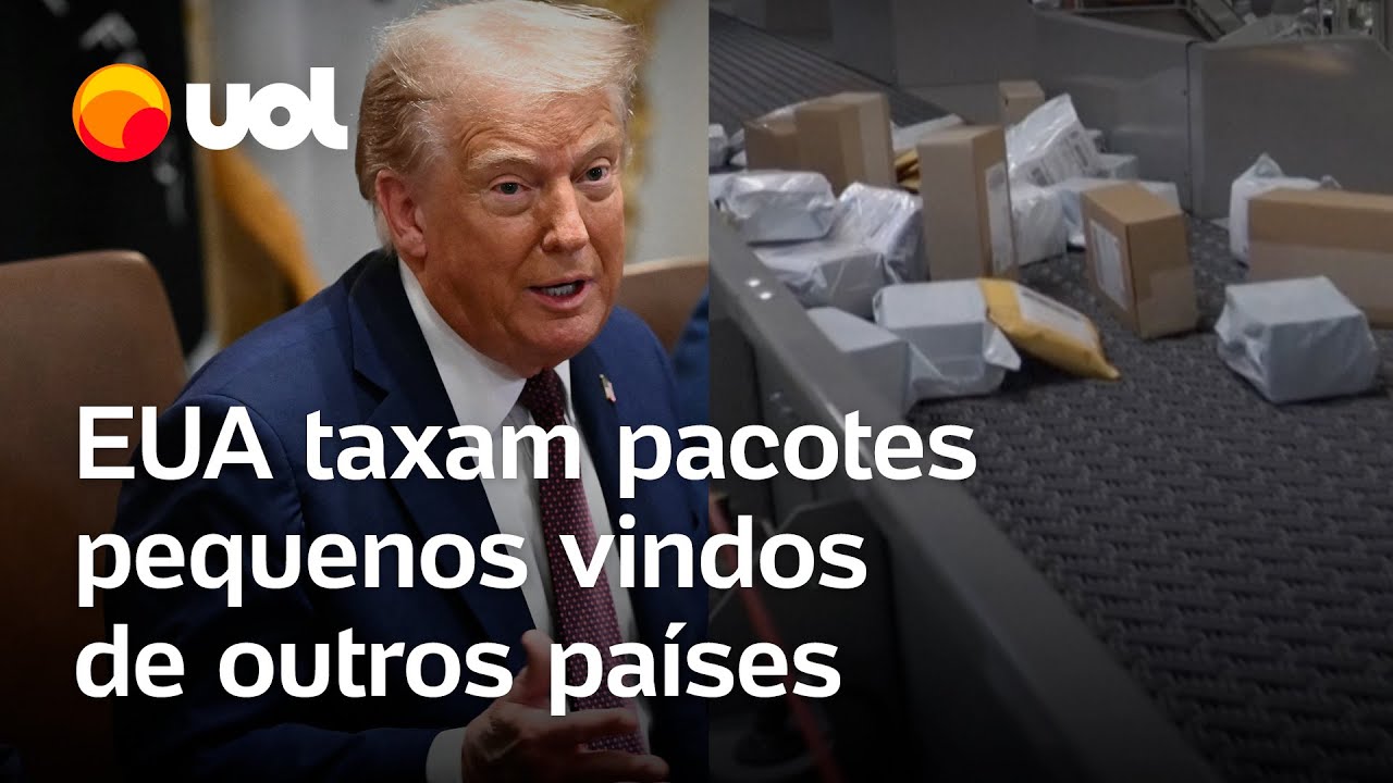 EUA taxam pacotes pequenos vindos de outros países após decisão de Trump