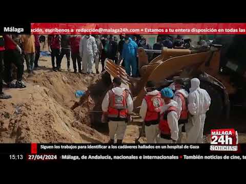 Noticia - Siguen las identificaciones de los cadáveres hallados en un hospital de Gaza