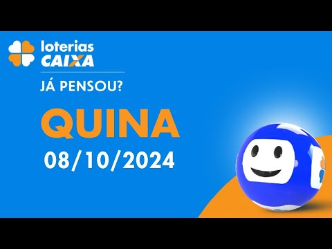 Resultado da Quina - Concurso nº 6553 - 08/10/2024