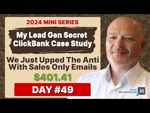 My Lead Gen Secret Clickbank Case Study 2024 Day #49