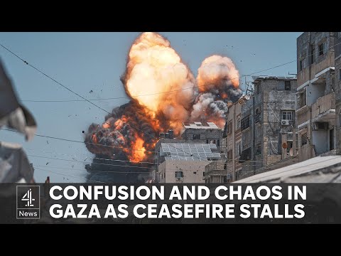 Tensions rise in Gaza amid confusion at aid site