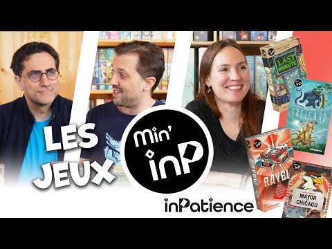 4 jeux de la gamme Min'InP d'InPatience