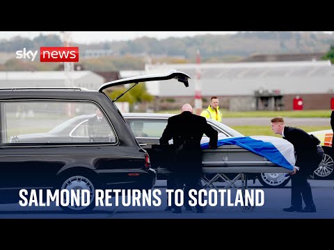 Alex Salmond: Former first minister's body returns to Scotland