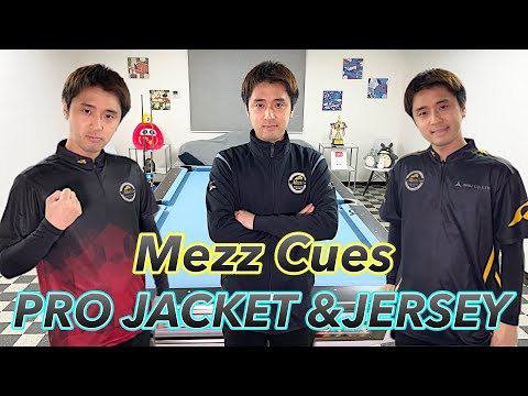 ビリヤード大会はMezzCuesユニフォームでさらに強くなる⁉︎ ジャケット&ジャージ紹介！