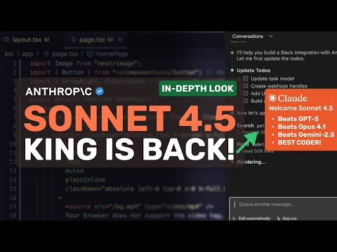 Claude Sonnet 4.5 (In-depth look): BEST AI CODER IN THE WORLD?! EVERYTHING YOU NEED TO KNOW!