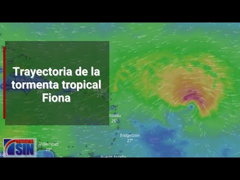 Onamet muestra el recorrido de la tormenta tropical Fiona