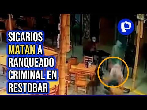 Trujillo: sicarios matan a balazos a ranqueado criminal en restobar